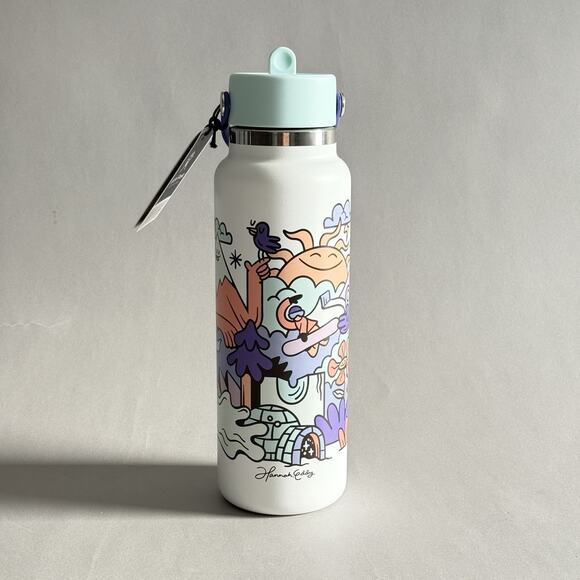 Hydro Flask LE-USSSHE-B 40oz Hannah Eddy Limited Edition Water Bottle Flex Straw - Picture 1 of 10